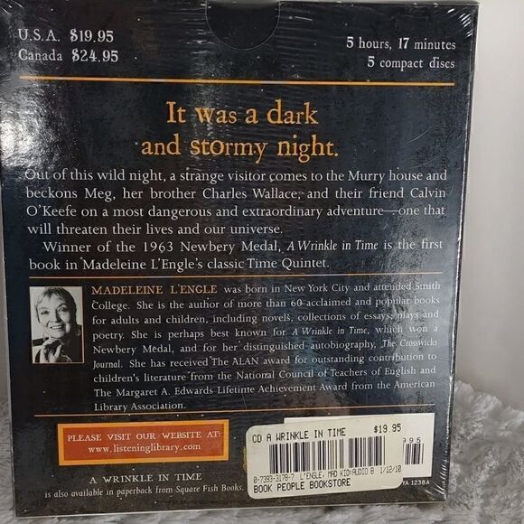 New Madeleine L'Engle "A Wrinkle In Time" Audiobook - Picture 2 of 3